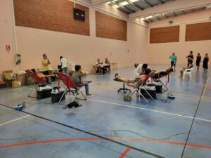 Campaña de donación de sangre en Belver de Cinca